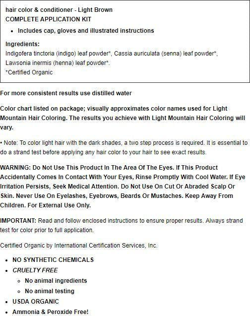 OG2 LMTN CLR/COND LTBRWN ( 1 X 4 OZ   )